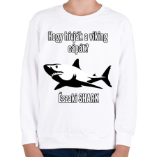 PRINTFASHION északi shark - Gyerek pulóver - Fehér gyerek pulóver, kardigán