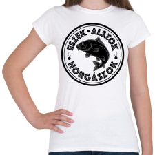 PRINTFASHION EszekAlszokHorgaszok-05 - Női póló - Fehér női póló