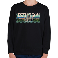 PRINTFASHION Esztergom - Gyerek pulóver - Fekete