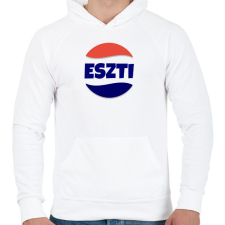 PRINTFASHION ESZTI - Férfi kapucnis pulóver - Fehér férfi pulóver, kardigán