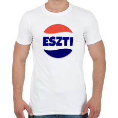PRINTFASHION ESZTI  - Férfi póló - Fehér