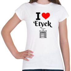 PRINTFASHION Etyeki piknik - Női póló - Fehér