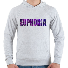 PRINTFASHION Euphoria - Férfi kapucnis pulóver - Sport szürke női pulóver, kardigán