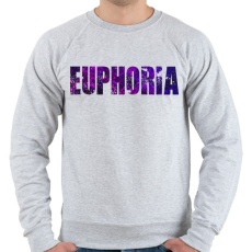 PRINTFASHION Euphoria - Férfi pulóver - Sport szürke