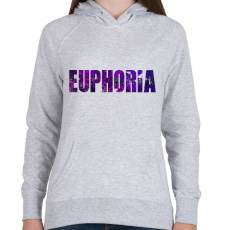 PRINTFASHION Euphoria - Női kapucnis pulóver - Sport szürke
