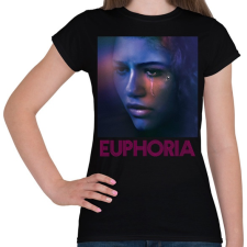 PRINTFASHION Euphoria - Női póló - Fekete női póló