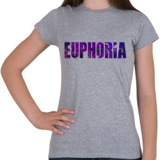 PRINTFASHION Euphoria - Női póló - Sport szürke