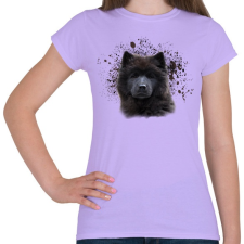 PRINTFASHION eurázsiai kutya - Női póló - Viola női póló