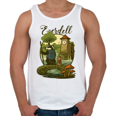 PRINTFASHION Everdell - Férfi atléta - Fehér