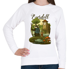PRINTFASHION Everdell - Női pulóver - Fehér