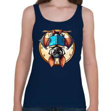 PRINTFASHION Everdell történész - Női atléta - Sötétkék női trikó