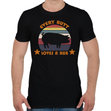 PRINTFASHION Every butt  - Férfi póló - Fekete férfi póló