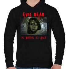 PRINTFASHION EVIL DEAD - Férfi kapucnis pulóver - Fekete férfi pulóver, kardigán