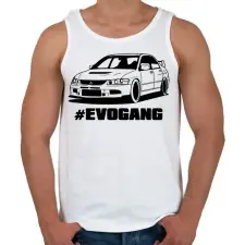 PRINTFASHION EvoGang - Férfi atléta - Fehér atléta, trikó
