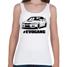 PRINTFASHION EvoGang - Női atléta - Fehér női trikó