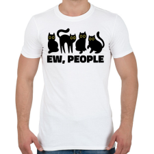 PRINTFASHION Ew People - Férfi póló - Fehér férfi póló