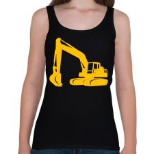 PRINTFASHION Excavator - Női atléta - Fekete női trikó
