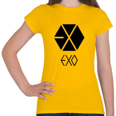 PRINTFASHION exo logo - Női póló - Sárga