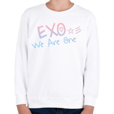 PRINTFASHION Exo: We are one! - Gyerek pulóver - Fehér gyerek pulóver, kardigán