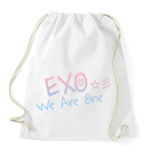 PRINTFASHION Exo: We are one! - Sportzsák, Tornazsák - Fehér tornazsák