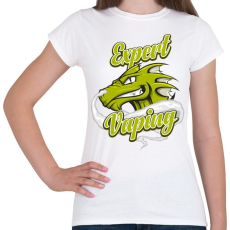 PRINTFASHION Expert Vaping - Női póló - Fehér