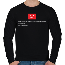 PRINTFASHION Ez a kép nem elérhető - Férfi pulóver - Fekete