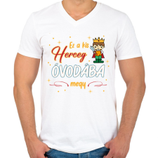 PRINTFASHION Ez a kis herceg - Férfi V-nyakú póló - Fehér férfi póló