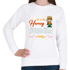 PRINTFASHION Ez a kis herceg - Női pulóver - Fehér női pulóver, kardigán