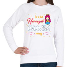 PRINTFASHION Ez a kis hercegnő - Női pulóver - Fehér