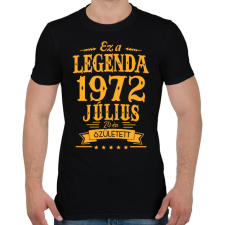PRINTFASHION Ez a legenda 1972 július 24-én született - Férfi póló - Fekete férfi póló