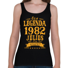 PRINTFASHION Ez a legenda 1982 július 17-én született - Női atléta - Fekete