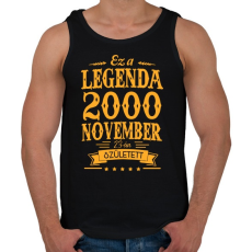 PRINTFASHION Ez a legenda 2000 november 23-án született - Férfi atléta - Fekete