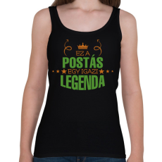 PRINTFASHION Ez a postás - Női atléta - Fekete