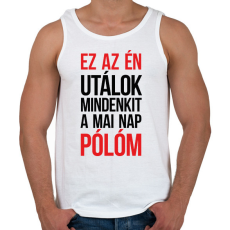 PRINTFASHION Ez az én pólóm - fekete - Férfi atléta - Fehér