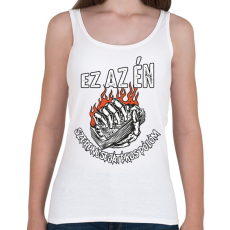 PRINTFASHION Ez az én szerencsejátékos pólóm - Női atléta - Fehér