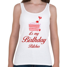 PRINTFASHION Ez az én szülinapom... - Női atléta - Fehér