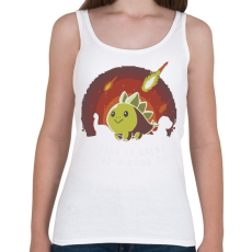 PRINTFASHION Ez egy szép nap lesz dínó  - Női atléta - Fehér