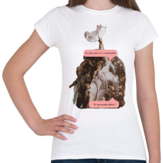 PRINTFASHION Ez majd szeretni fogja ezt a szerencsétlent - Cicás póló - Női póló - Fehér