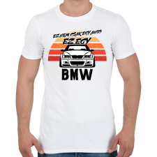 PRINTFASHION Ez nem csak egy autó ez egy BMW - Férfi póló - Fehér férfi póló