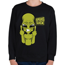 PRINTFASHION Ezt nektek emberek! - Gyerek pulóver - Fekete gyerek pulóver, kardigán