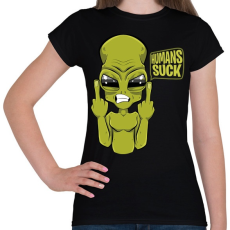 PRINTFASHION Ezt nektek emberek! - Női póló - Fekete