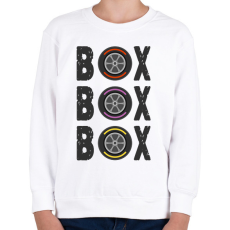 PRINTFASHION F1 Box - Gyerek pulóver - Fehér