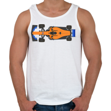 PRINTFASHION F1 McLaren - Férfi atléta - Fehér atléta, trikó
