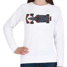 PRINTFASHION F1 Red Bull - Női pulóver - Fehér női pulóver, kardigán