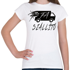 PRINTFASHION FA-SZÁLLÍTÓ BW - Női póló - Fehér női póló