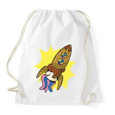 PRINTFASHION Fagyi rakéta - Sportzsák, Tornazsák - Fehér tornazsák