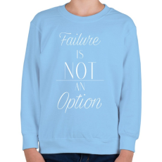 PRINTFASHION Failure - Gyerek pulóver - Világoskék
