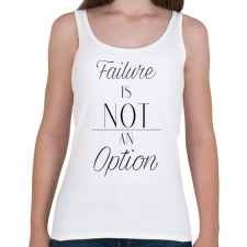 PRINTFASHION Failure - Női atléta - Fehér női trikó