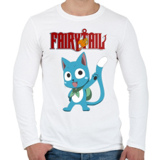 PRINTFASHION Fairy Tail - Férfi hosszú ujjú póló - Fehér férfi póló