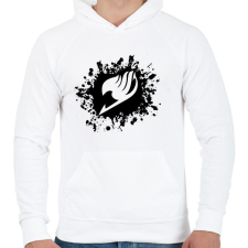 PRINTFASHION Fairy Tail logo - Férfi kapucnis pulóver - Fehér férfi pulóver, kardigán